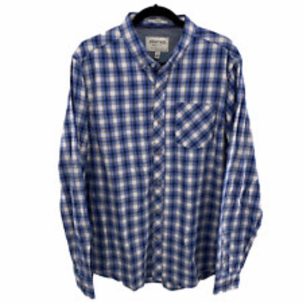 NWT Heritage 1981 Western Plaid Button Down Shirt Size Medium